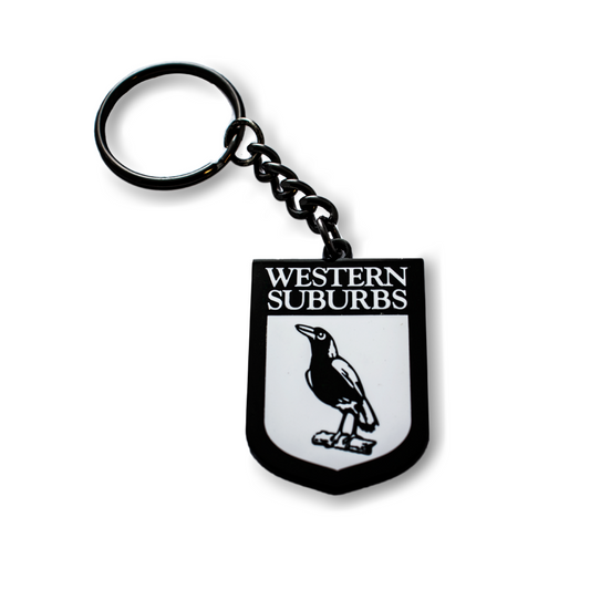 Western Suburbs Magpies Heritage Keyring - View 1